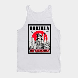 Dogzilla: The Australian Shepherd Tank Top